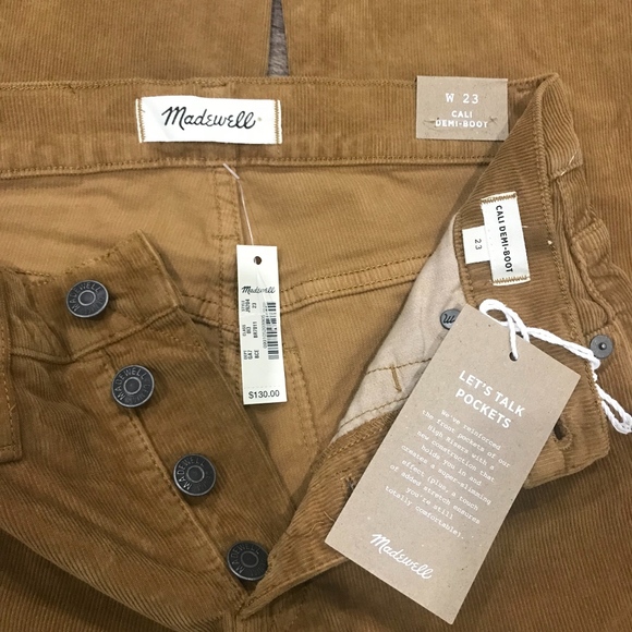 Madewell Cali Demi-Boot Jeans: Corduroy Edition - Picture 6 of 8